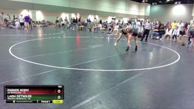 182 lbs Round 1 (16 Team) - Parker Noem, SD Renegades vs Laish Detwiler, Indiana Prospects