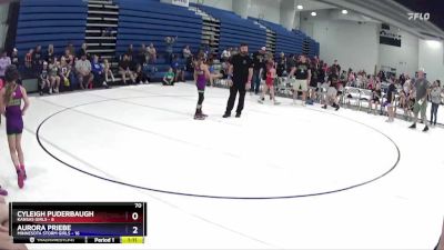 75 lbs Round 1 (6 Team) - Brooklynn Cline, Kansas Girls vs Brooklyn Binsfeld, Minnesota Storm Girls