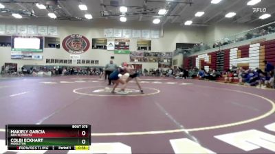 120 lbs Cons. Round 3 - Colbi Eckhart, Middleton vs Makiely Garcia, New Plymouth