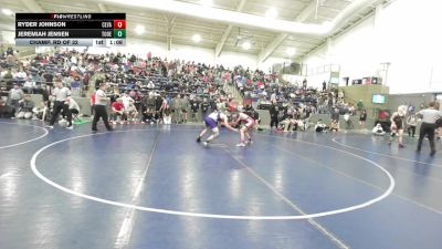132B lbs Champ. Rd Of 32 - Ryder Johnson, Cedar Valley vs Jeremiah Jensen, Tooele