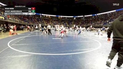 117 lbs Consy 1 - Evan Reed, Penns Valley vs Wyatt Merschbach, Perkiomen Valley