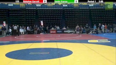 125 round 3, Nahshon Garrett, Cornell v Jamie Franco, Hofstra