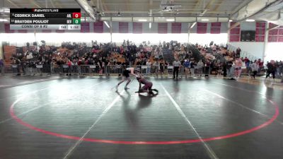 120 lbs Consi Of 8 #2 - Cedrick Daniel, Arlington vs Brayden Pouliot, Beverly