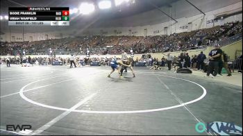 100 lbs Consi Of 8 #1 - Bodie Franklin, Madill Takedown vs Uriah Warfield, Husky WC