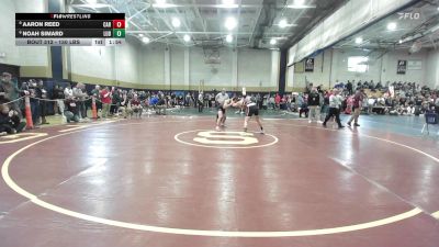 150 lbs Consi Of 4 - Aaron Reed, Carver vs Noah Simard, Ludlow