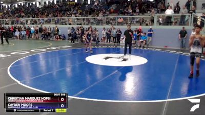 114 lbs Round 2 - Cayden Moore, North Pole Wrestling Club vs Christian Marquez Hopson, Arctic Warriors Wrestling Club