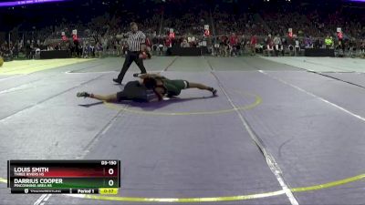 D3-150 lbs Cons. Round 1 - Darrius Cooper, Pinconning Area HS vs Louis Smith, Three Rivers HS