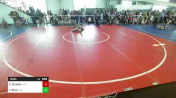 144 lbs Rr Rnd 1 - Xander Birakos, Oakdale vs Isaiah Ulloa, Gladiator WC