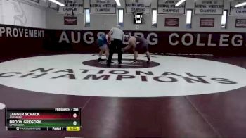 285 lbs Semifinal - Jagger Schack, Augsburg vs Brody Gregory, Upper Iowa