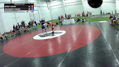 140 lbs Avery Colvin, Utah vs Mackenzie Turner, Oregon