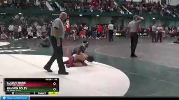 133 lbs Champ. Round 2 - Lucian Brink, Northern Illinois vs Rayvon Foley, Michigan State