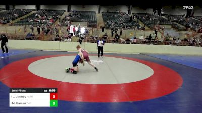 100 lbs Semifinal - Jace Janney, Heard Wrestling Club vs Mark Garren, The Storm Wrestling Center