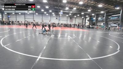 72 lbs Round 1 - 9:00am Saturday - Tayven Kem, West Coast Elite vs Easton Egan, Backyard Brawlers