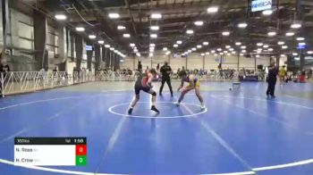 160 lbs 7th Place - Nicholas Ross, NY vs Hayden Crow, WY