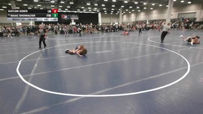 106 lbs Champ. Rd Of 128 - Kaylor Jones, Lions Wrestling Academy vs Isaac Showalter, Fighting Farmers Wrestling Club