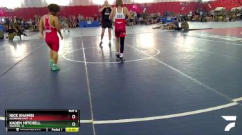 106 lbs Round 5 (10 Team) - Nick Khamisi, Glenbard East vs Kaden Mitchell, Waukon
