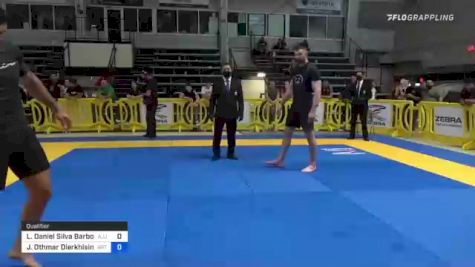 Lucas Daniel Silva Barbosa vs Joseph Othmar Dierkhising 2021 Pan IBJJF Jiu-Jitsu No-Gi Championship