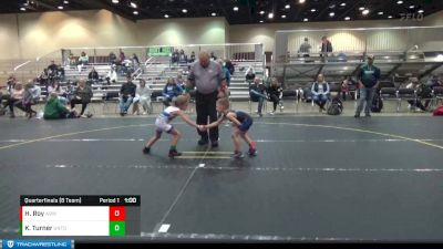 47 lbs Quarterfinals (8 Team) - Harrison Roy, ARES White vs Kennedy Turner, Untouchables-Olympia