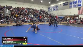 145 lbs Cons. Round 1 - Morgan Khun, South Torrance High School vs Alexander Lin, San Diego