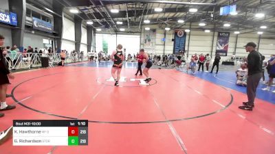 220 lbs Rr Rnd 1 - Kade Hawthorne, MF Dynasty vs Grey Richardson, Storm Wrestling Center