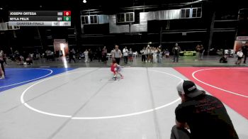 46 lbs Quarterfinal - Joseph Ortega, Independent vs Myla Felix, Rby Wc