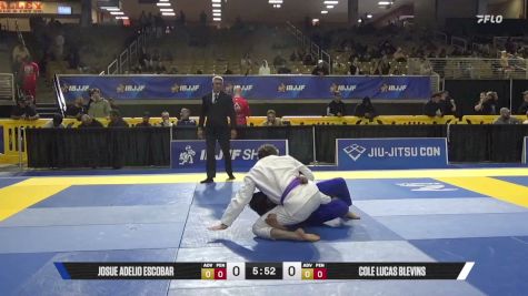 Cole Lucas Blevins vs Josue Adelio Escobar 2026 Pan Jiu Jitsu IBJJF Championship