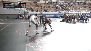 146 -D1 Quarterfinal - Carmine Cruz, Sunnyside High School vs Lucas Pittsenbarger, Red Mountain High School