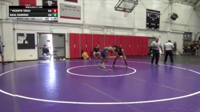 165 lbs Cons. Round 2 - Saul Ramirez, Lemoore College vs Vicente Tizoc, Victor Valley College