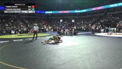 113 lbs Quarterfinal - Aiden Garcia, Palma (CC) vs Carlos Melgoza, Kingsburg (CS)