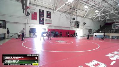 184 lbs Cons. Round 2 - Jesse Cardona, Victor Valley College vs Frankie Stevenson, Victor Valley College