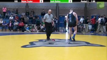 195 7th, Dejon Taylor, Clovis East vs Josh Bailey, Frontier