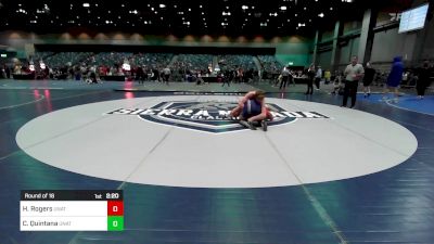 174 lbs Round Of 16 - Hudson Rogers, UNATT-Utah Valley vs Coen Quintana, UNATT-CSUB