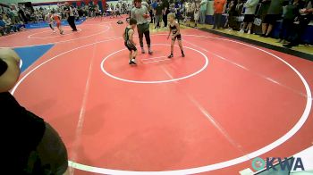 58 lbs Round Of 16 - Kaleb Kelly, Broken Arrow Wrestling Club vs Rixon Hathaway, Keystone Kids