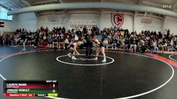 125 lbs Semifinal - Jordan Heibult, Eaglecrest vs Lauryn Ward, Eagle Valley