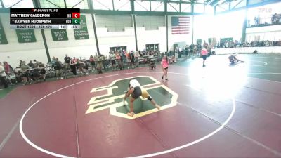 156-170 lbs Champ. Round 1 - Sawyer Hudspeth, PORTA/Havana vs Matthew Calderon, Individual