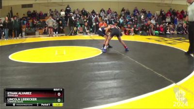 76 lbs Champ. Round 1 - Lincoln Leidecker, Carnegie Scots vs Ethan Alvarez, Woodlake