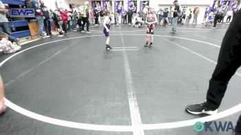 46 lbs Consi Of 16 #1 - Maverick Schadegg, Skiatook Youth Wrestling vs Tasyn Wood, Chickasha Youth Wrestling