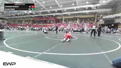 130 lbs Quarterfinals (8 Team) - Jackson Dunkle, Superducks vs Blake Nash, Black Fox Academy