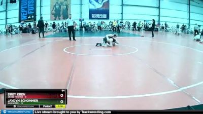 84 lbs Rd# 4- 2:00pm Friday Final Pool - Drey Kren, Crass Trained vs Jaydyn Schommer, No Escape