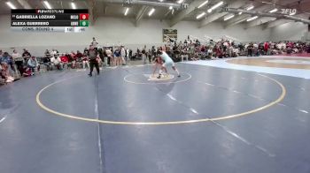 120 lbs Cons. Round 4 - Alexa Guerrero, Greeley West vs Gabriella Lozano, McLoud
