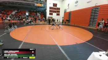 91 lbs Round 1 - Josh Hernandez, Cody Middle School vs Keller Dehmel, Worland Middle School