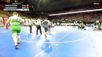 215 Class 3 lbs Champ. Round 1 - Haze Middleton, Smithville vs Spencer Walker, McCluer