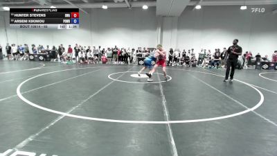 65 lbs Champ. Round 4 - Hunter Stevens, Sarbacker Wrestling Academy vs Arseni Kikiniou, Poway Wrestling