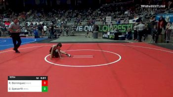 52 lbs Quarterfinal - Rocco Dominguez, Red Wave vs Daxton Spexarth, Team Brawlers (KS)