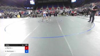 120 lbs Cons 32 #2 - Jacob Morris, Alaska vs Aidan Rodriguez, Texas