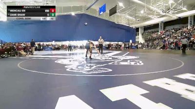 190 lbs Cons. Semi - Mencali En, Wichita-West Hs vs Zane Shaw, Free State