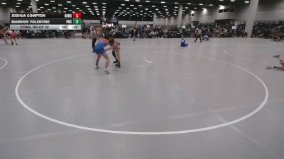 150 lbs Cons. Rd Of 32 - Joshua Compton, Keystone Kids Wrestling Club vs Mandius Volentine, Powerhouse Wrestling Club