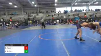 126 lbs Prelims - Clay Koser, PA vs Bryce Griffin, IL