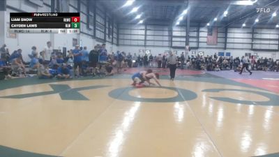 138 lbs Liam Snow, RED LION WRESTLING CLUB vs Cayden Laws, REAL LIFE WRESTLING CLUB