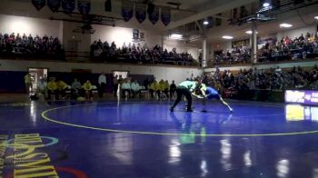 125 lbs match Dylan Peters UNI vs. Corey Keener CMU